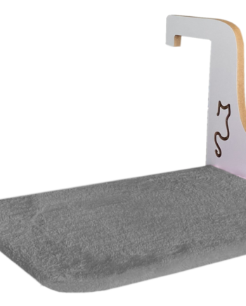 Ahşap Kedi Kalorifer Peteği Radyatör Yatağı 32 cm x 50 cm Gri ( 15 kg )