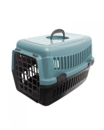 Plastik Kedi Köpek Taşıma Çantası 32,5 / 48 cm Gri