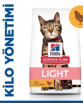Hill'S Science Plan Light Tavuklu Düşük Kalorili Kedi Maması 3 Kg