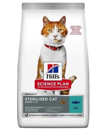 Hills Young Adult Kısırlaştırılmış Kediler Için Ton Balıklı Kedi Maması 1,5 Kg