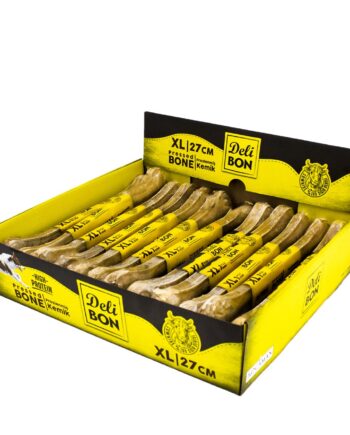 Delibon 27cm Deri Köpek Çiğneti Pres Kemik 1x27cm Natural