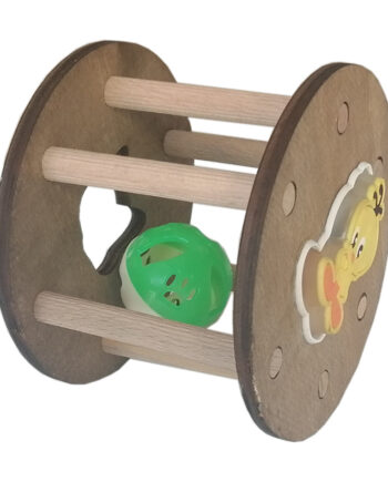 Markapet Işıklı Sesli Ahşap Kedi Oyuncağı 9*11 cm