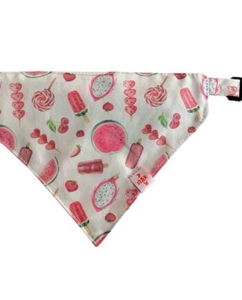 Pawstar Karpuzlu Fularlı Köpek Tasması 26-56 cm