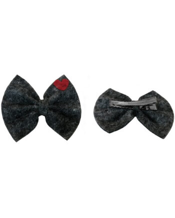 Kalpli Keçe Kedi Köpek Tokası Gri 4.5-5.5 cm