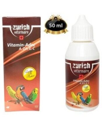 Zurich Kuş Vitamini A, D3, E, C Vitaminleri 50 ml ADEC