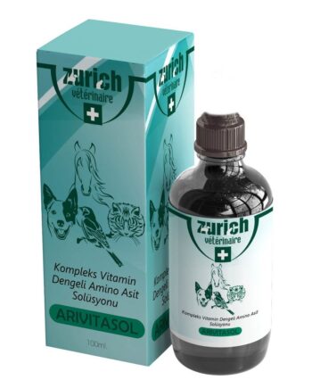 Zurich Arivitasol Evcil Hayvanlar İçin Kompleks Vitamin Ve Dengeli Aminoasit Solüsyonu 100 ml