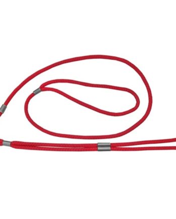 Köpek Gezdirme Örme Tasma Seti 5 mm / 115 cm Kırmızı