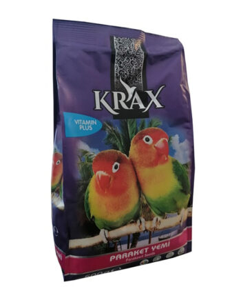 Krax Paraket Kuşu Yemi 500 Gr Vitaminli Papağan Yemi