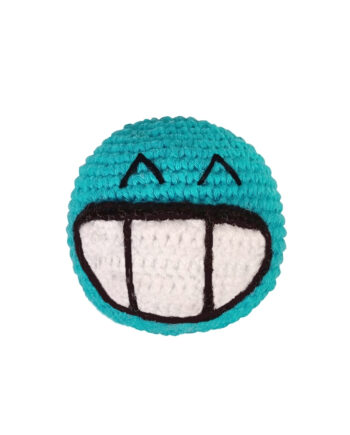 Markapet Kedi Oyuncağı Kahkaha Örgü Emoji 7-8 cm Mavi