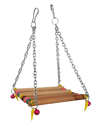 Renkli Boncuklu Ve Çanlı Gondol Kuş Salıncağı 9*11-18 cm