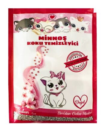 Minnoş Kedi Kumu Koku Temizleyici 25 gr Sabun Kokulu