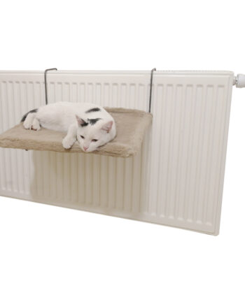 Kedi Radyatör Yatağı Yıkanabilir 42 cm 15 kg Kahverengi