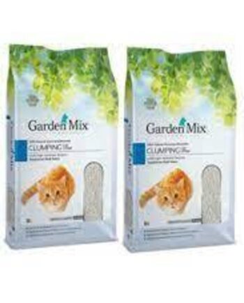 Gardenmix Kalın Taneli Parfümsüz Bentonit Kedi Kumu 10 Lt 2 Adet