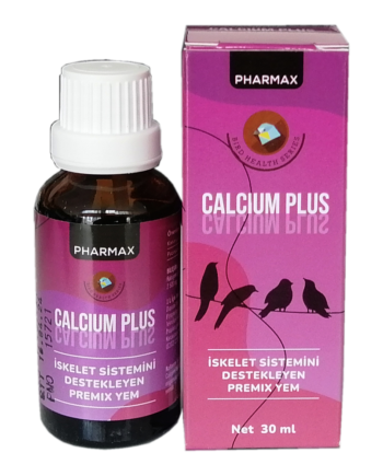 Pharmax Calcium Plus Kuş Kalsiyum Desteği 30 ml