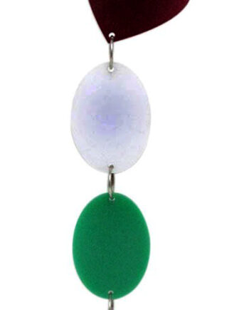 Oval Yıldızlı Çanlı Kuş Oyuncağı 20 cm Zilli