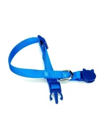 Doggie Kedi Boyun Tasması 1 cm x 30 cm Mavi
