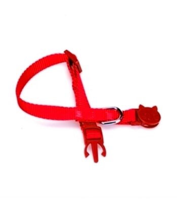 Doggie Kedi Boyun Tasması 1 cm x 30 cm Kırmızı