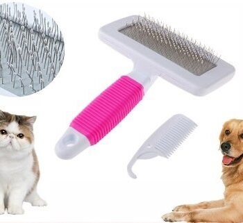 Plastik Uçlu Kedi Köpek Tarağı 9*14 cm