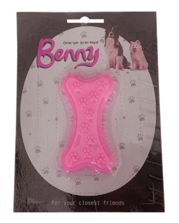 Benny Köpek Oyuncağı Kemik 5.5 x 10 cm Pembe