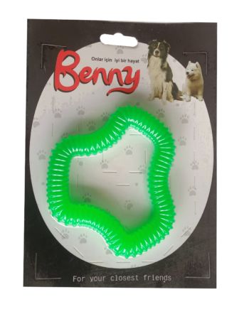 Benny Köpek Oyuncağı Sert 11 x 10 cm Yeşil