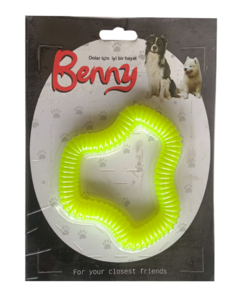 Benny Köpek Oyuncağı Sert 11 x 10 cm Neon Yeşil