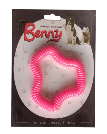 Benny Köpek Oyuncağı Sert 11 x 10 cm Pembe