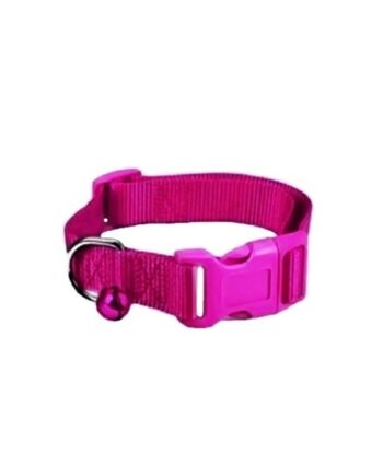 Dokuma Kedi Köpek Tasması Min:20-Max:30 cm Pembe
