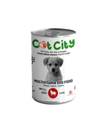 Az Tahıllı Kuzu Etli Yavru Köpek Konserve Yaş Mama 400 gr ( 10 Adet )