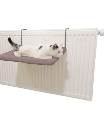 Kedi Radyatör Yatağı Yıkanabilir 42 cm 15 kg Koyu Gri