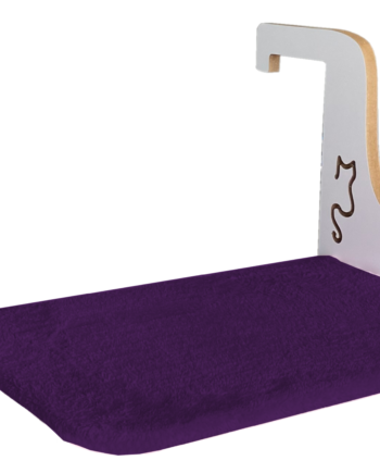 Ahşap Kedi Kalorifer Peteği Radyatör Yatağı 32 cm x 50 cm Koyu Mor ( 15 kg )