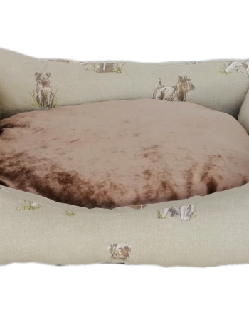 Markapet Köpek Desenli Köpek Yatağı X Large 80*100 cm