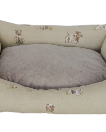 Markapet Köpek Desenli Köpek Yatağı Large 60*80 cm