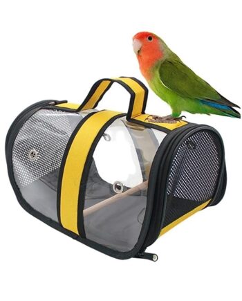 Markapet Tünekli Kuş Taşıma Çantası 20-30 cm Sarı