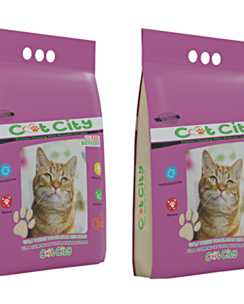 Cat City Ekstra Parfümlü Bentonit Topaklanan Kedi Kumu 10 Lt Lavantalı 2 ADET