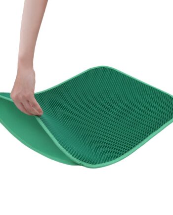 Cattie Elekli Kedi Tuvalet Önü Paspası 60 x 90 cm Yeşil