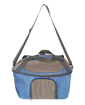 Markapet Fileli Kedi Köpek Taşıma Çantası 32-35-43 cm Large Mavi