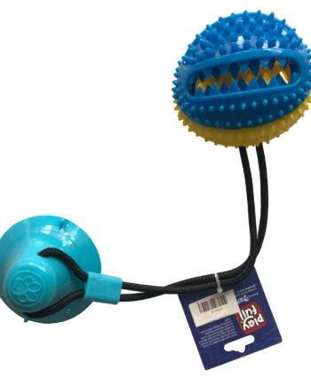 Playfull Yapışkanlı Ödül Hazneli Köpek Oyuncağı 7x9x54 Cm Mavi