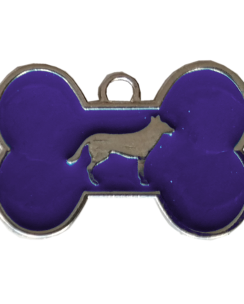 Kemik Şekilli Köpek İsimlik Aksesuar 2*3 cm Mavi