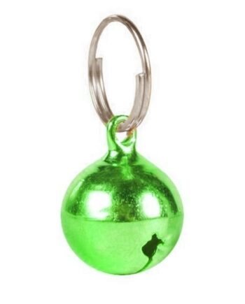 Doggie Kedi Köpek Tasma Çanı Yeşil 1,4*1,4 cm