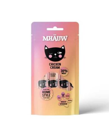 Mhauw Tavuklu Multi Vitaminli Kedi Ödül Maması 4x15 Gr