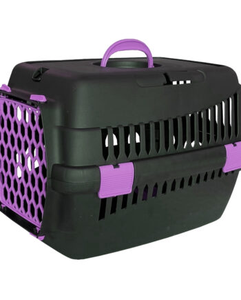 Markapet Lüx Kedi Köpek Taşıma Çantası 32 X 48 X 32 cm Mor Siyah