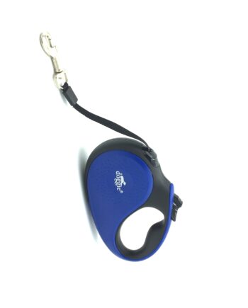 Doggie Soft Seri Otomatik Makaralı Gezdirme Tasması 12 kg / 3 M Mavi