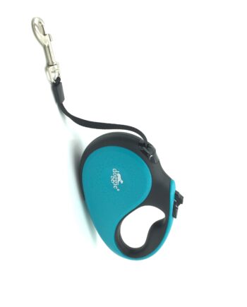 Doggie Soft Seri Otomatik Makaralı Gezdirme Tasması 15 kg / 5 M Turkuaz