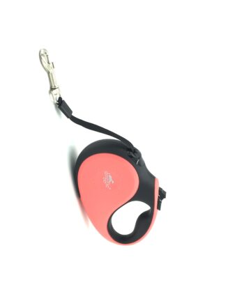 Doggie Soft Seri Otomatik Makaralı Gezdirme Tasması 15 kg / 5 M Pembe