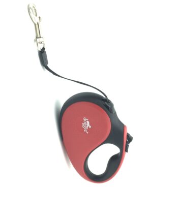 Doggie Soft Seri Otomatik Makaralı Gezdirme Tasması 15 kg / 5 M Kırmızı