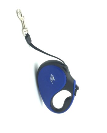 Doggie Soft Seri Otomatik Makaralı Gezdirme Tasması 25 kg / 5 M Mavi