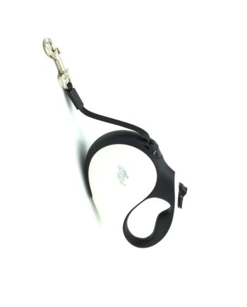 Doggie Soft Seri Otomatik Makaralı Gezdirme Tasması 25 kg / 5 M Siyah