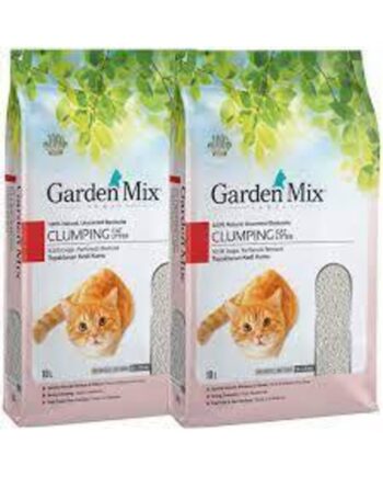 Gardenmix Bentonit Parfümsüz İnce Taneli Kedi Kumu 10 Lt 2 Adet