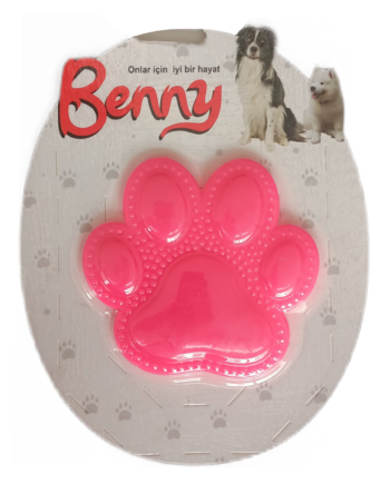 Benny Köpek Oyuncağı Pati 9,5 x 9 cm Pembe