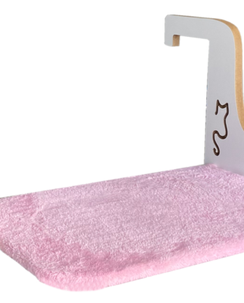 Ahşap Kedi Kalorifer Peteği Radyatör Yatağı 32 cm x 50 cm Pembe ( 15 kg )